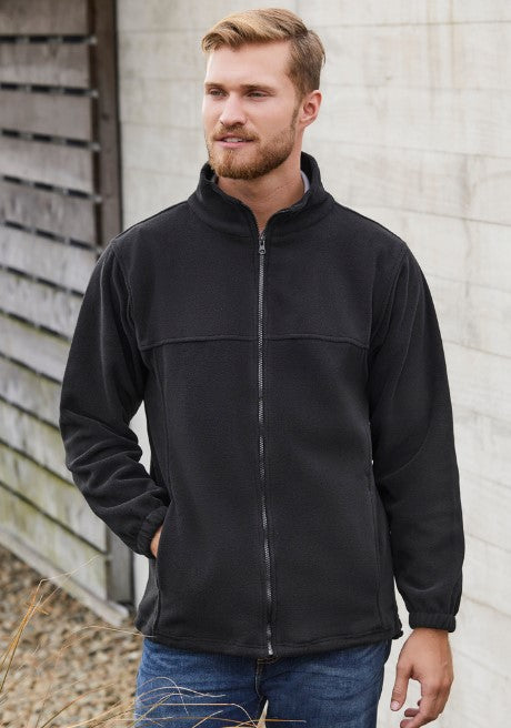 Plain Micro Mens Fleece Jacket - PF630