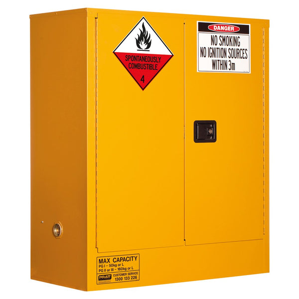 Class 4 Dangerous Goods Storage Cabinet 160L 2 Door,2 Shelf - 5530AC4