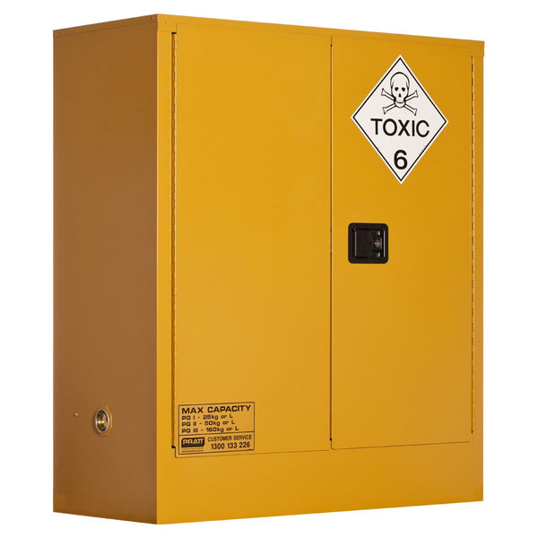 Toxic Storage Cabinet 160L 2 Door, 2 Shelf - 5530AST