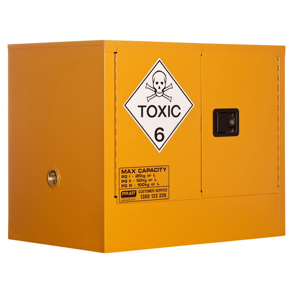 Toxic Storage Cabinet 100L 2 Door, 1 Shelf - 5535AST