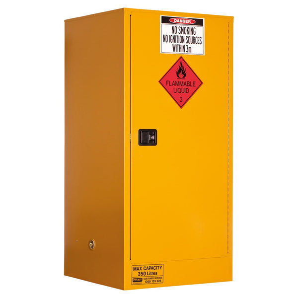 Flammable Storage Cabinet 350L 1 Door, 3 Shelf - 5560ASE