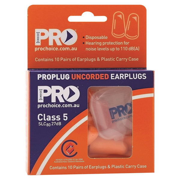 ProBullet Disposable Uncorded Earplugs (10 PACK)