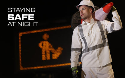 Taped Night Cotton Drill Shirt White - MX303