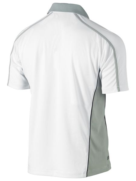 Bisley Painter's Contrast Polo Shirt WHITE - BK1423