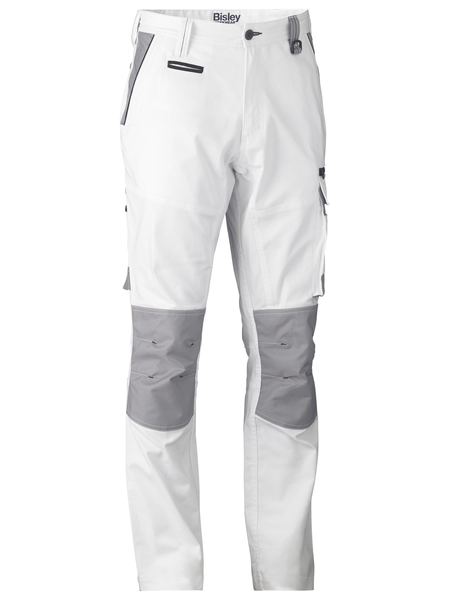 Bisley Painters Contrast Cargo Pants WHITE - BPC6422