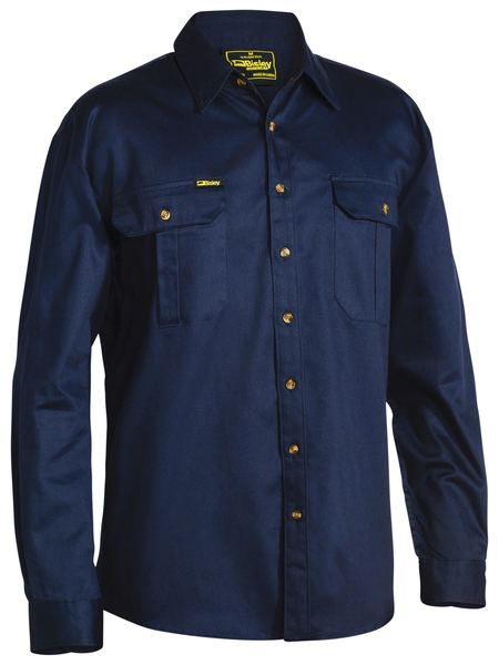 Bisley Original Cotton Drill Shirt - Long Sleeve - BS6433