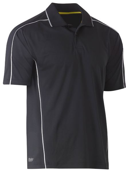 Bisley Cool Mesh Polo with Reflective Piping - BK1425