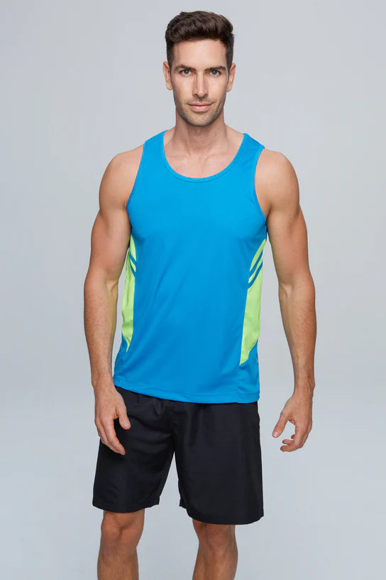 AP TASMAN MENS SINGLETS - 1111
