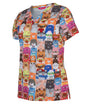 Ladies Scrub Top Printed - 4STP1