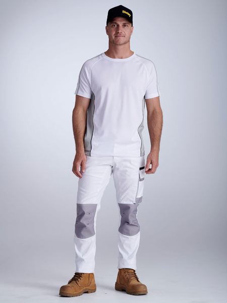 Bisley Painters Contrast Cargo Pants WHITE - BPC6422