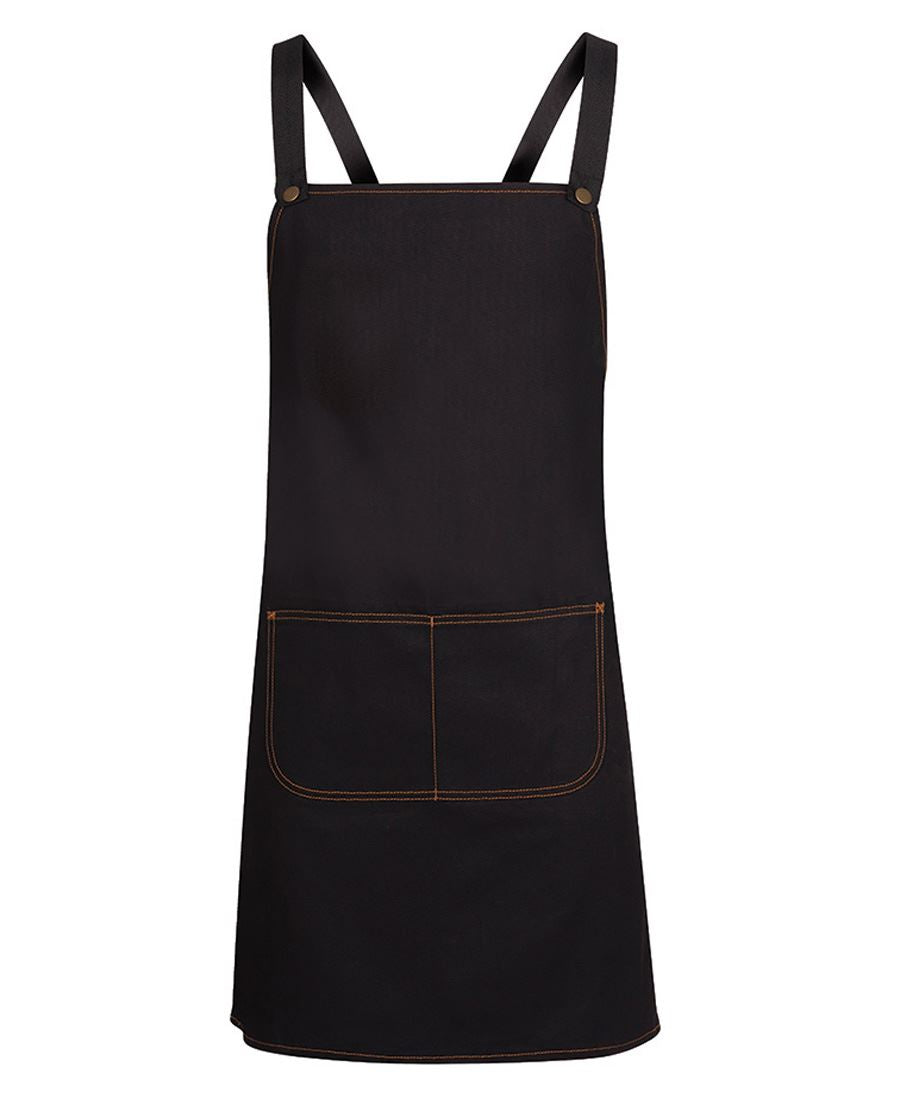 JB's CROSS BACK DENIM APRON - 5ACBD