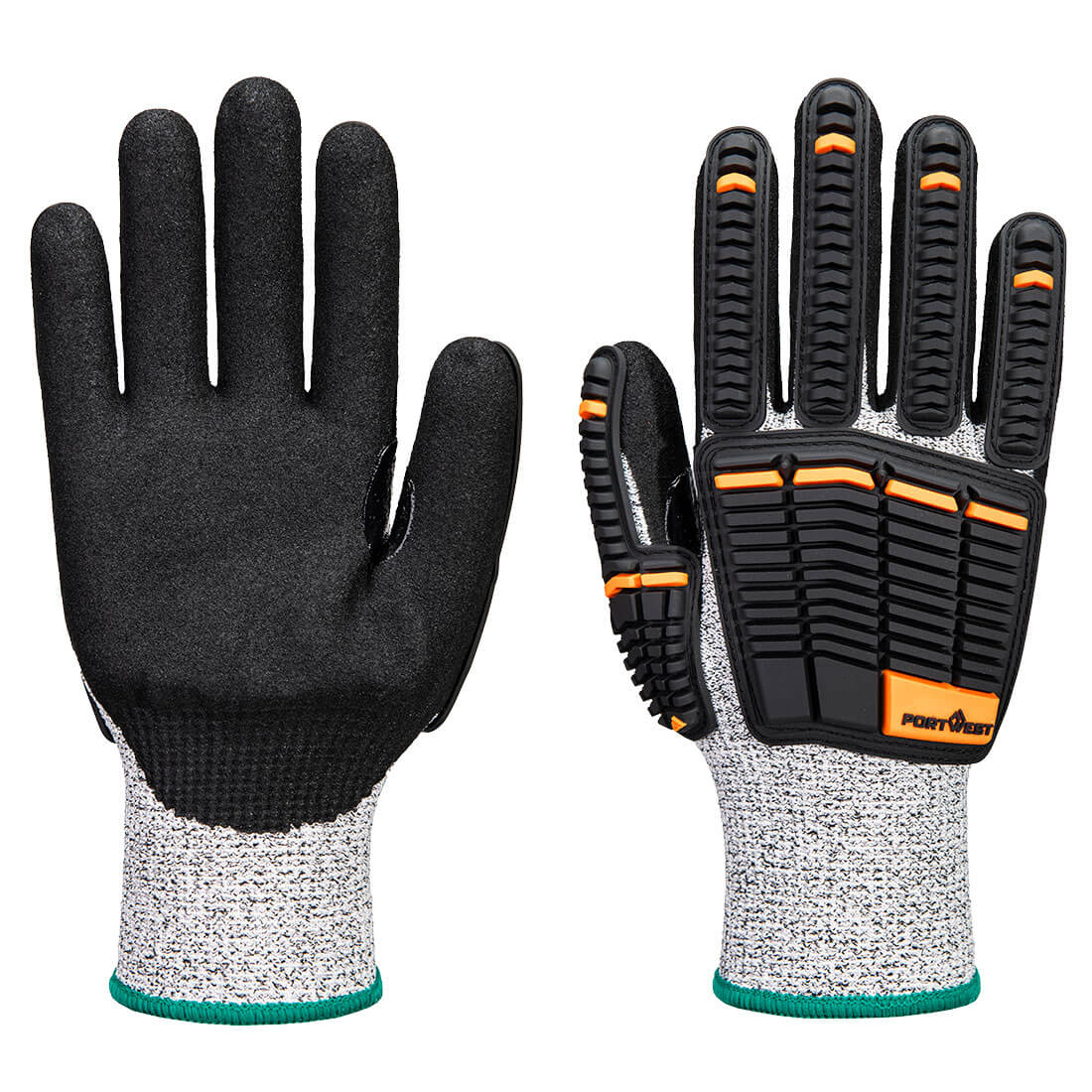 Anti Impact Cut Resistant Glove Grey/Black - A718