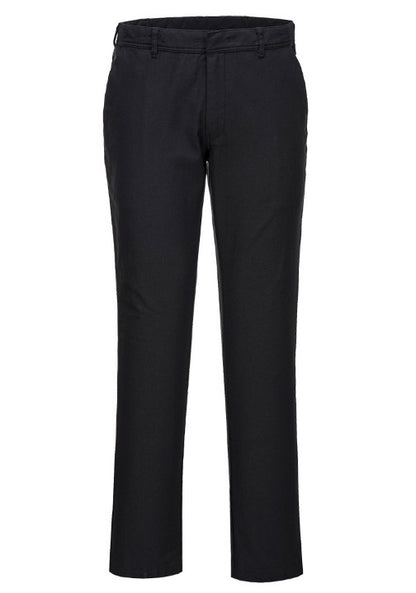 CLEARANCE - Stretch Slim Chino Pants Black - S232
