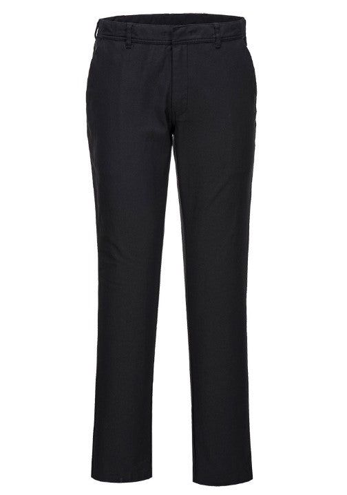 CLEARANCE - Stretch Slim Chino Pants Black - S232