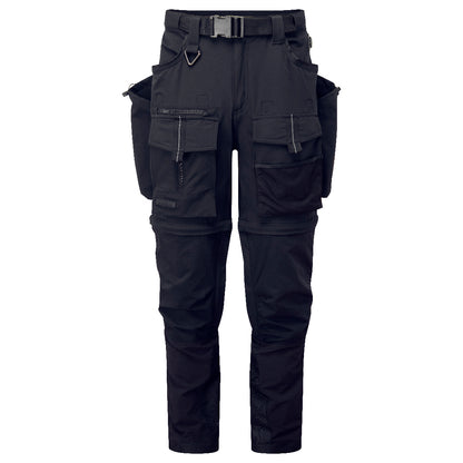 BX321  Ultimate Modular Work Pants Black & Yellow
