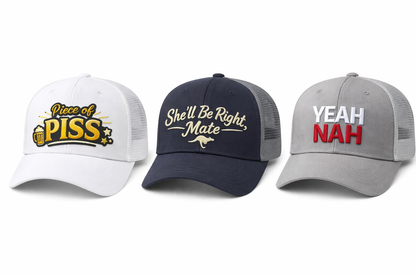 Piece of Piss – Funny Aussie Tradie Hat