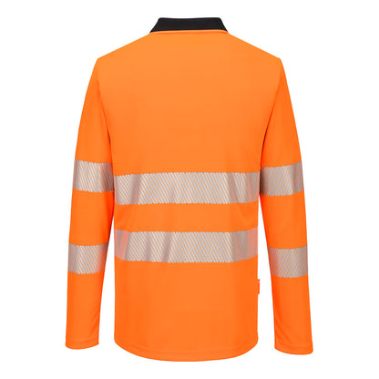 DX4 Hi-Vis Long Sleeve Polo Shirt (DX419) – Stay Cool, Stay Seen