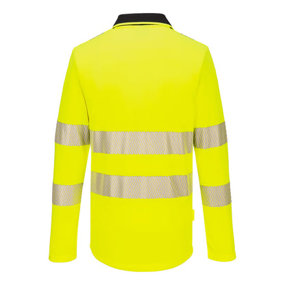 DX4 Hi-Vis Long Sleeve Polo Shirt (DX419) – Stay Cool, Stay Seen
