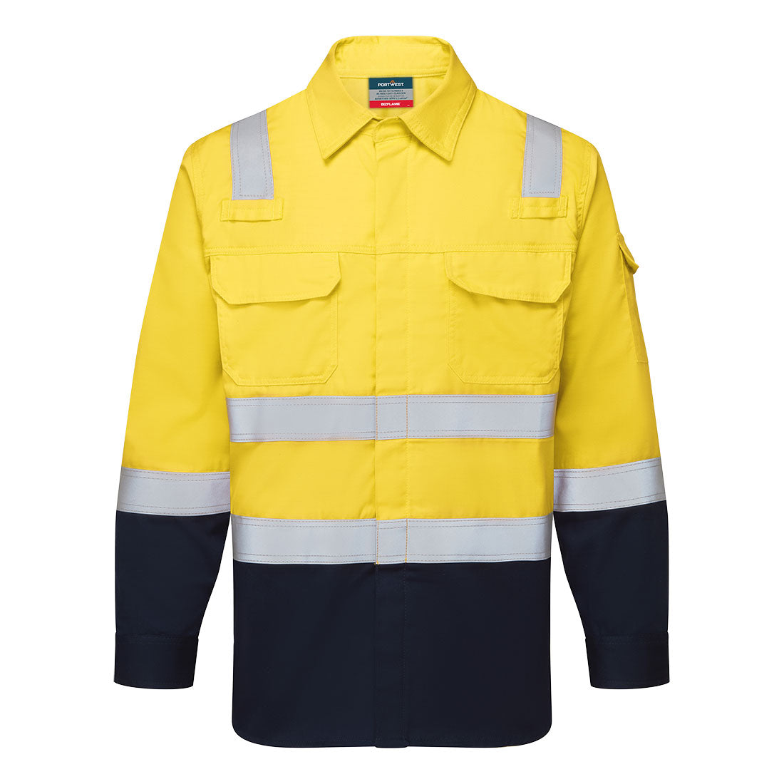 Portwest Bizflame FR Two-Tone Lightweight Flame Resistant Shirt - FR729