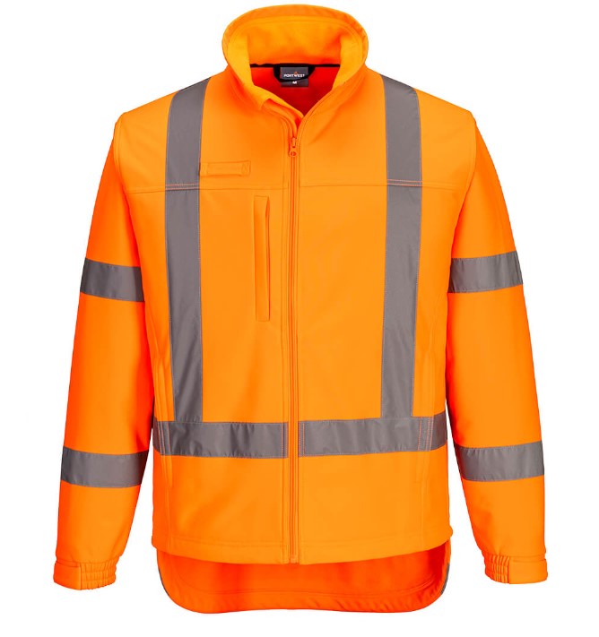 TM602 - TTMC Softshell Hi-Vis Jacket Orange