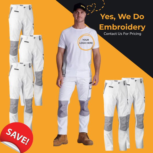 5 x Bisley Painters Contrast Cargo Pants (BPC6422) – $95 Each (RRP $101.95)