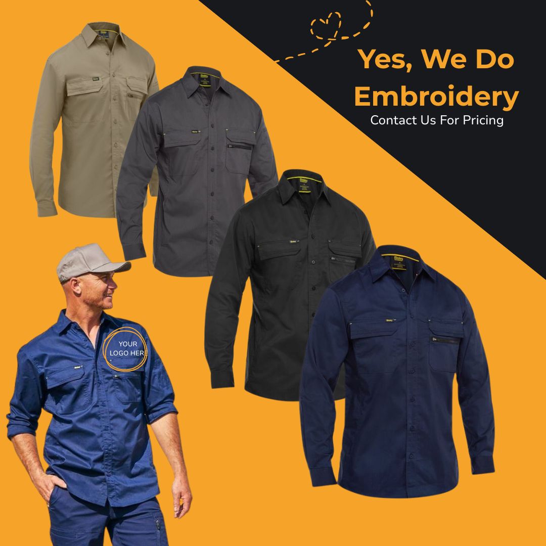 5-Pack X Airflow™ Ripstop Work Shirt Bundle – $75.99 Each (RRP $80.99)