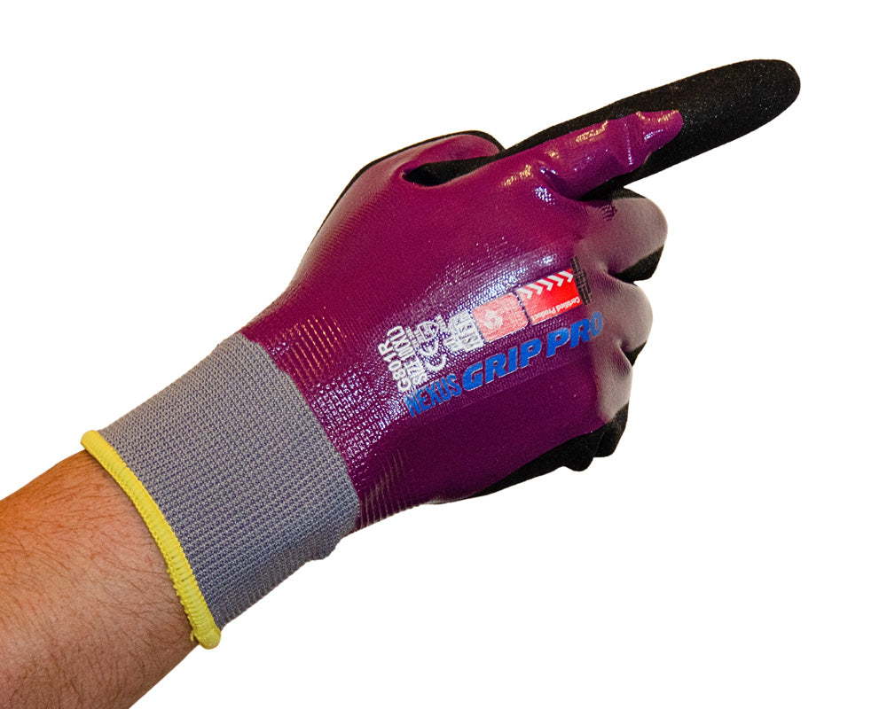 Nexus Grip Pro G801R Double Dip Sandy Nitrile Gloves – 10 Carton Bulk Buy