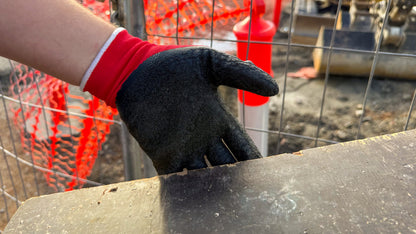 Nexus G802R Red Crinkle Latex Work Gloves – 10 Carton Bulk Buy