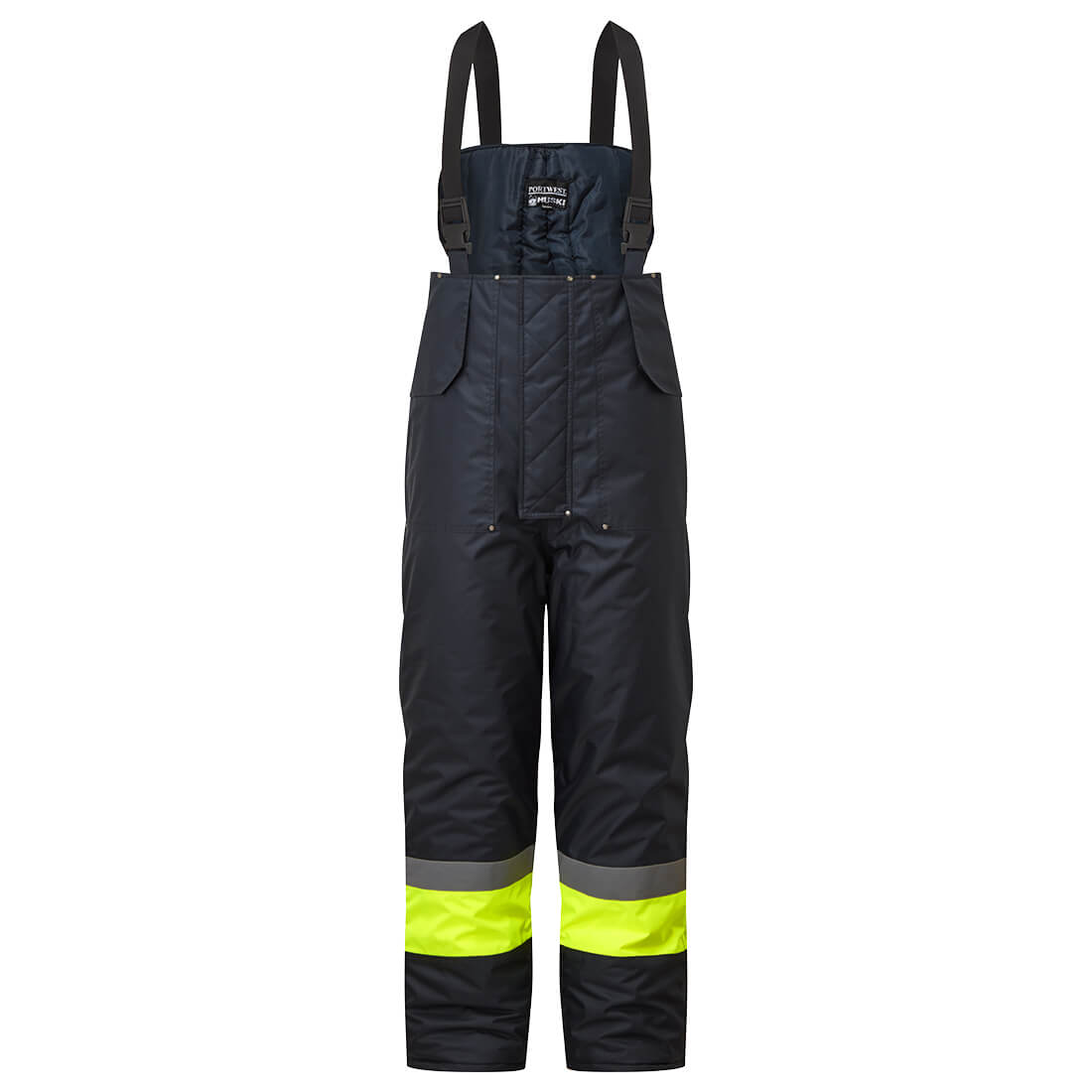 Portwest K8046 Huski Hi-Vis Contrast Freezer Bib & Brace