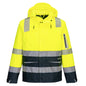 Huski Hi-Vis Contrast Rain Jacket Yellow/Navy - K8201