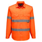 MA304 - Hi-Vis Lightweight Shirt L/S Orange