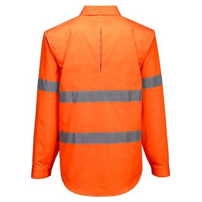 MA304 - Hi-Vis Lightweight Shirt L/S Orange