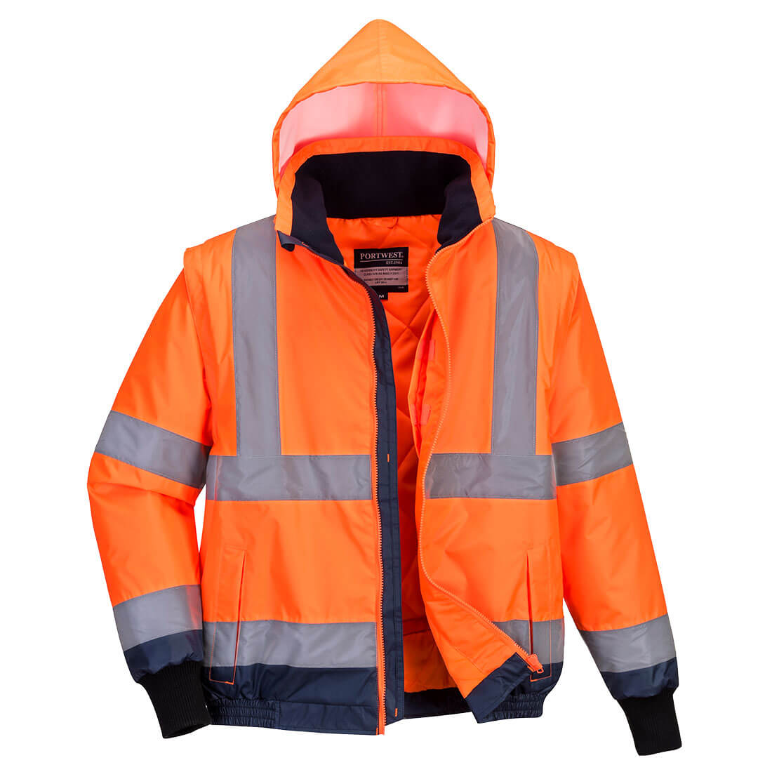 Hi-Vis Essential 2-in-1 Bomber Jacket with tape - MJ464