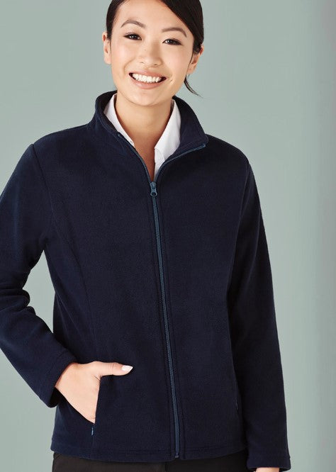 PLAIN MICRO LADIES FLEECE JACKET - PF631