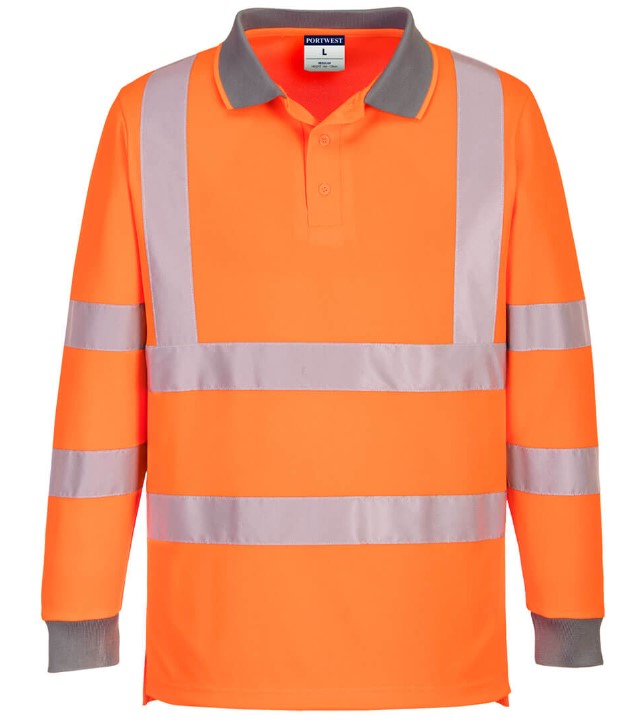 Eco High Visibility L/S Polo (6 Pack) - EC11