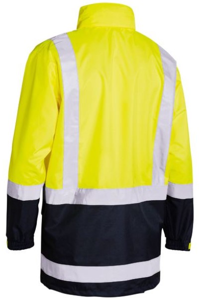 Bisley Taped Hi Vis Recycled Rain Shell Jacket - BJ6766T