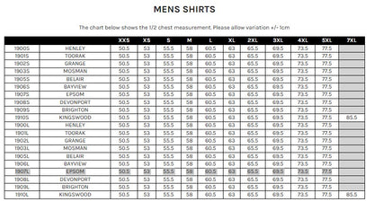 AP EPSOM MENS SHIRT LONG SLEEVE - 1907L