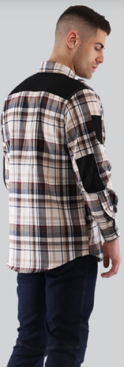 KX3 Check Flannel Shirt Brown Check - KX370