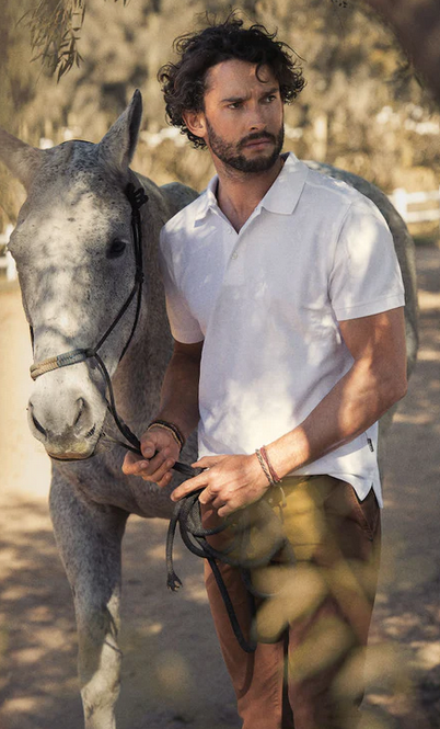 JH200S Neptune Modern Men's Cotton Polo