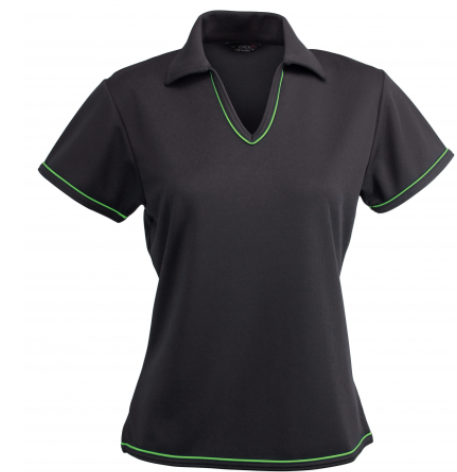 CLEARANCE - COOL DRY S/S 1110B LADIES S/S POLOS 1110b STENCIL