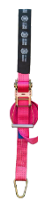 GO PINK & SHOW YOUR SUPPORT! 💖 PRE ORDER - PINK RATCHET TIE DOWN 50MM X 9M 2.5T WITH CAPTIVE J-HOOK