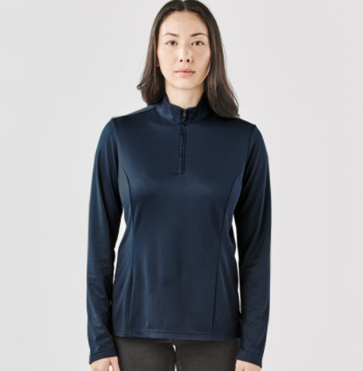 STORMTECH PL-5W Women's Monterey 1/4 Zip Pullover – Performance Layer Built for Work & Adventure  - FPL-5W