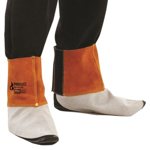 Pyromate Welders Leather Spats Large - WSVL