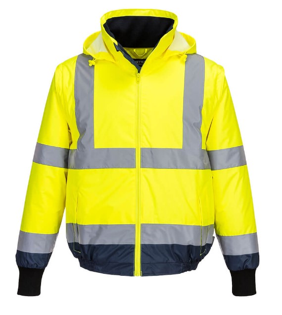 Hi-Vis Essential 2-in-1 Bomber Jacket with tape - MJ464