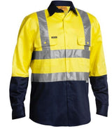 BISLEY TAPED HI VIS DRILL SHIRT - BS6267T