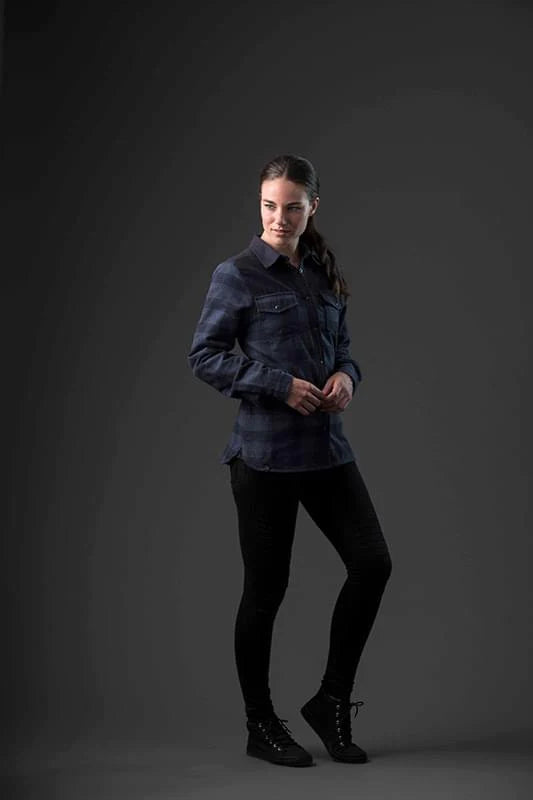 Women's Logan Thermal Shirt RED & BLACK PLAID - FLX-1W