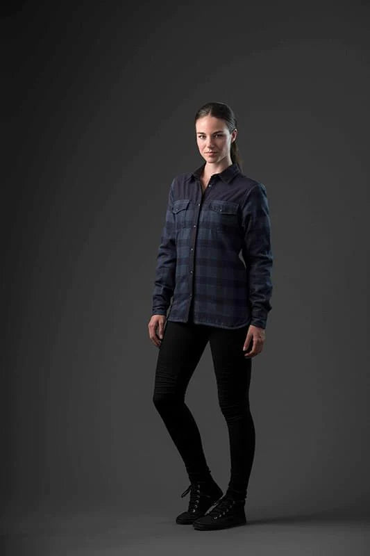 Women's Logan Thermal Shirt RED & BLACK PLAID - FLX-1W