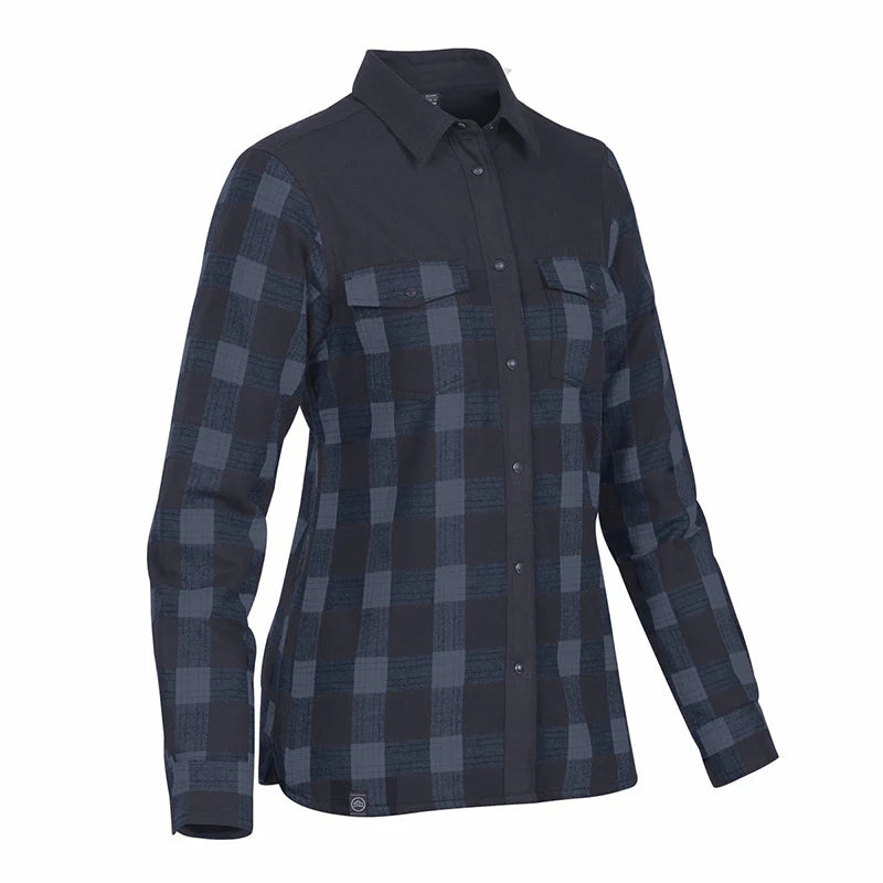 Women's Logan Thermal Shirt RED & BLACK PLAID - FLX-1W