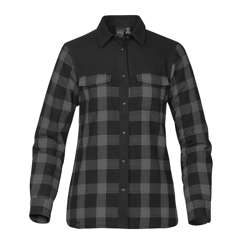 Women's Logan Thermal Shirt RED & BLACK PLAID - FLX-1W