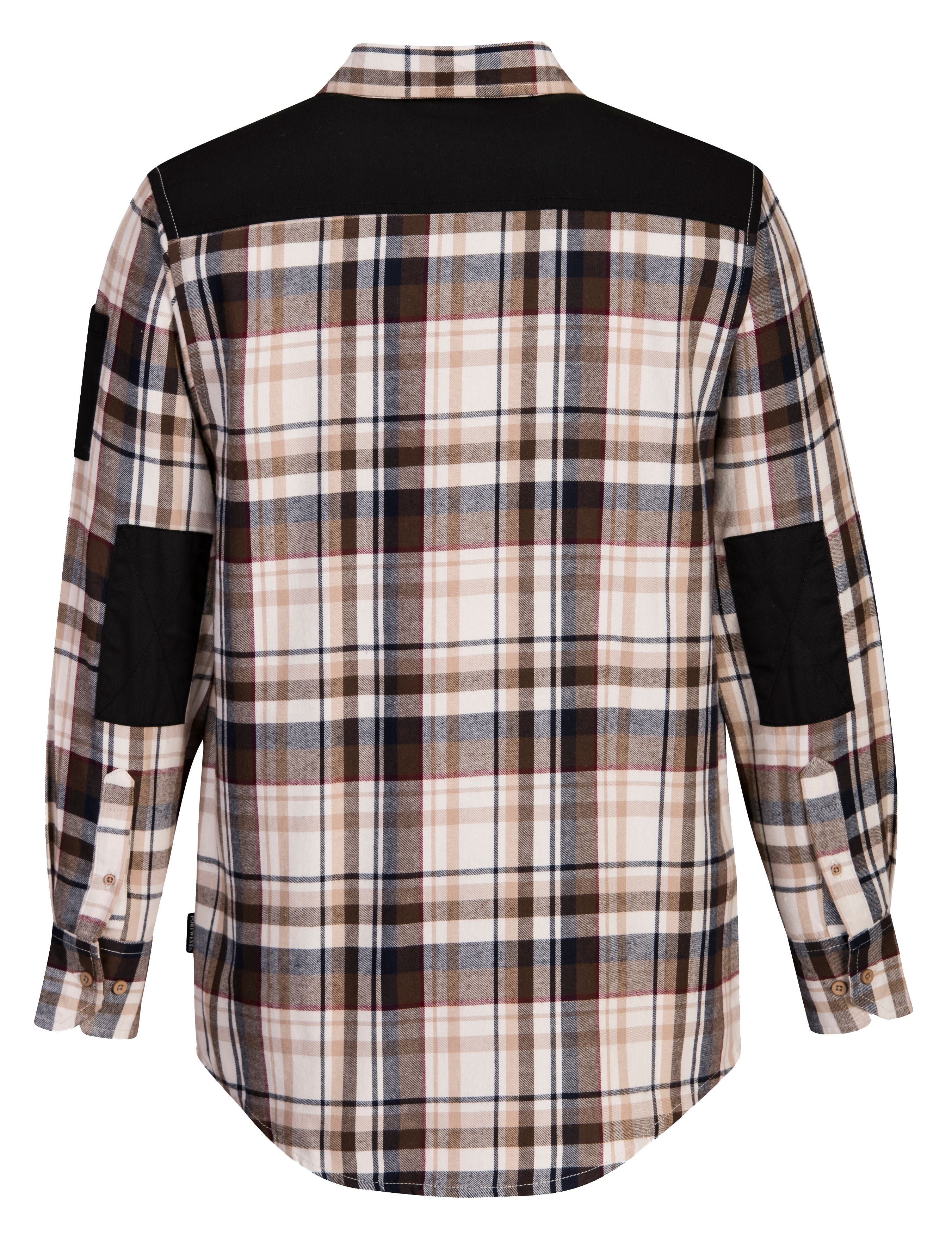 KX3 Check Flannel Shirt Brown Check - KX370